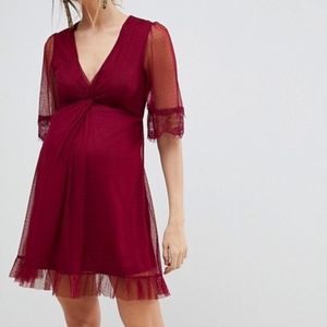 FINAL 🎉HP!🎉 NWOT ASOS maternity mini dress